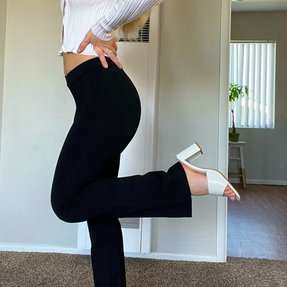 Black Flare Pants